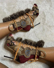 Vintage Fur Heels