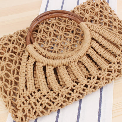 Ring Rattan Handbag