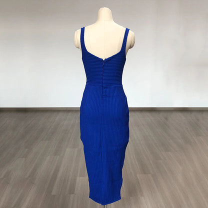 No Cuts Given Bandage Midi Dress