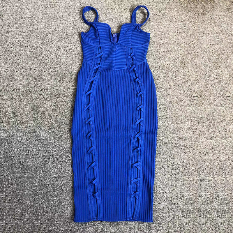 No Cuts Given Bandage Midi Dress