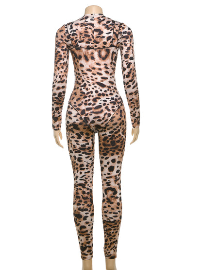 Gizel Leopard Jumpsuit