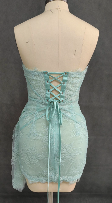 Allura Lace Corset Mini Dress