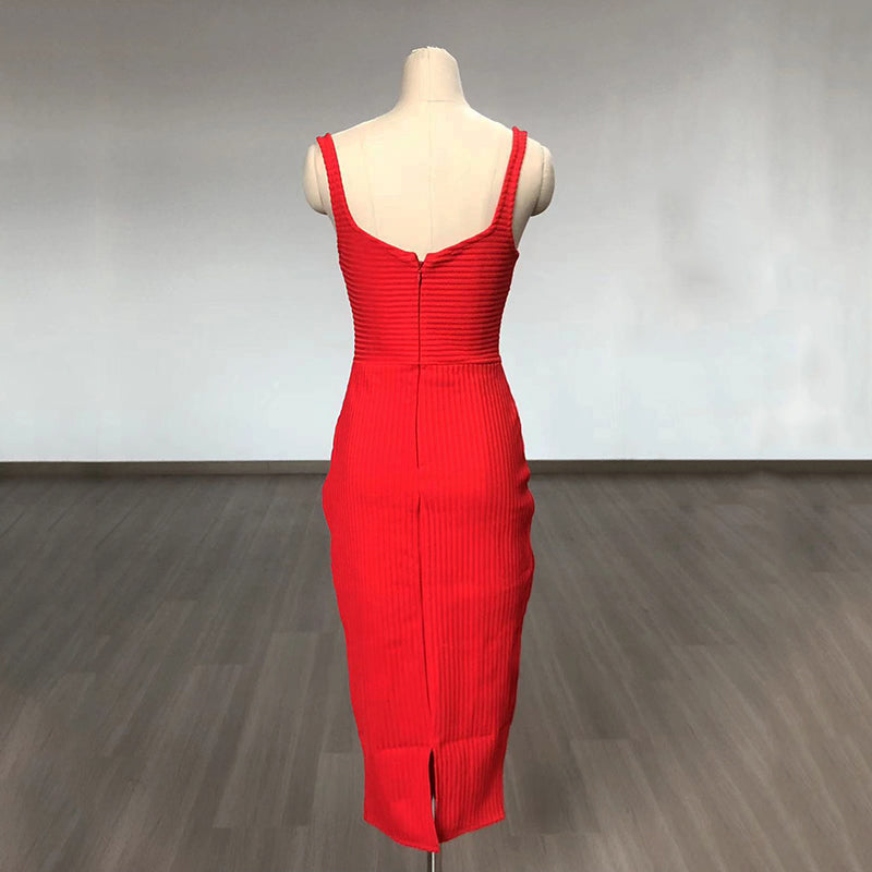 no cuts given dress Plus Size Cut Out Underwire Sleeveless Bandage V-Neck, No Cuts Given Midi Dress in Black, Size 1X,