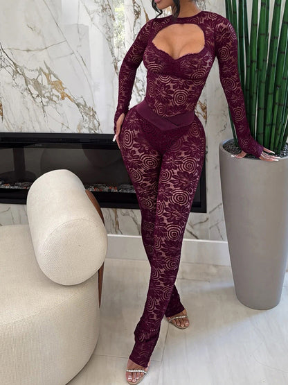 Rachel Mesh Leggings Set