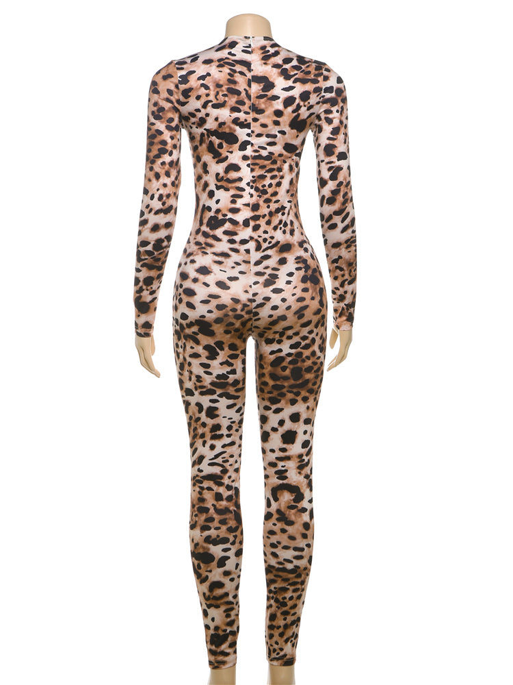 Gizel Leopard Jumpsuit