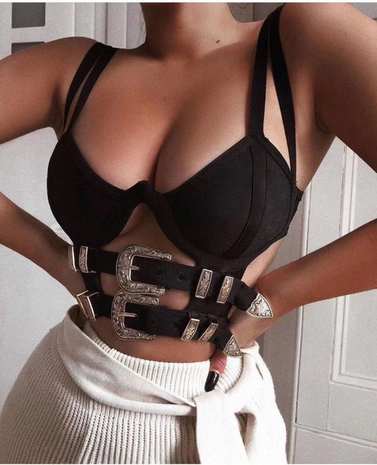 All You Need Bandage Crop Top