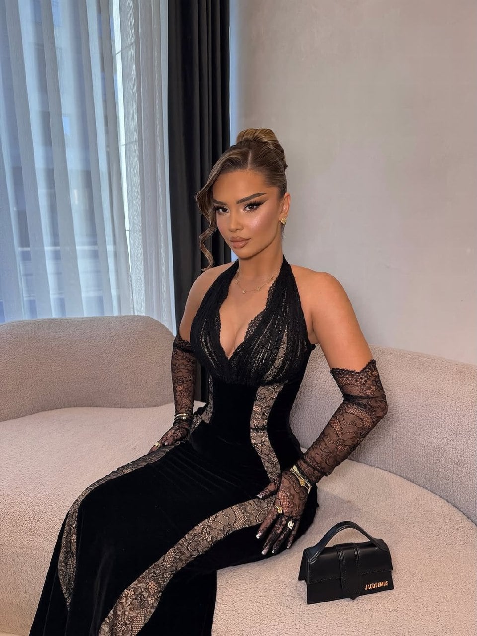 Marissa Mesh Maxi Dress