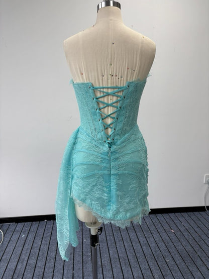 Allure Lace Corset Mini Dress
