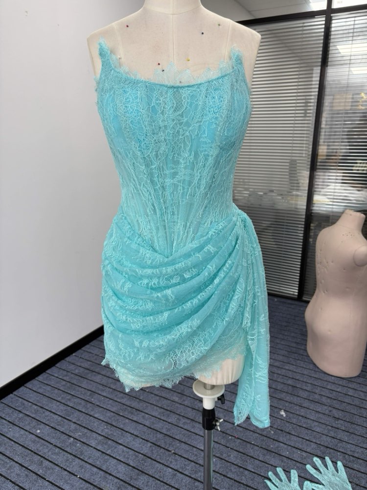 Allure Lace Corset Mini Dress