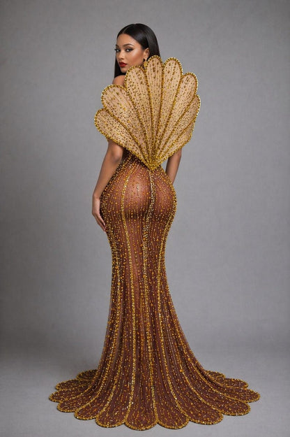 Empress Rhinestone Maxi Dress