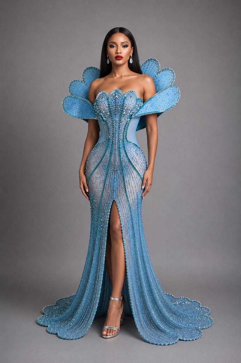 Empress Rhinestone Maxi Dress
