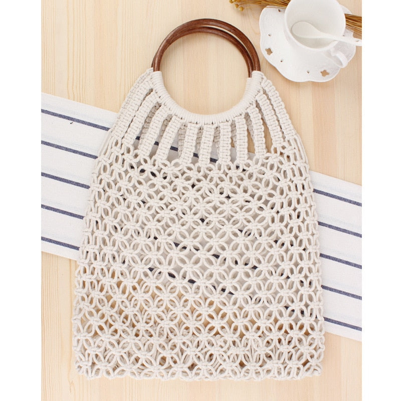 Ring Rattan Handbag