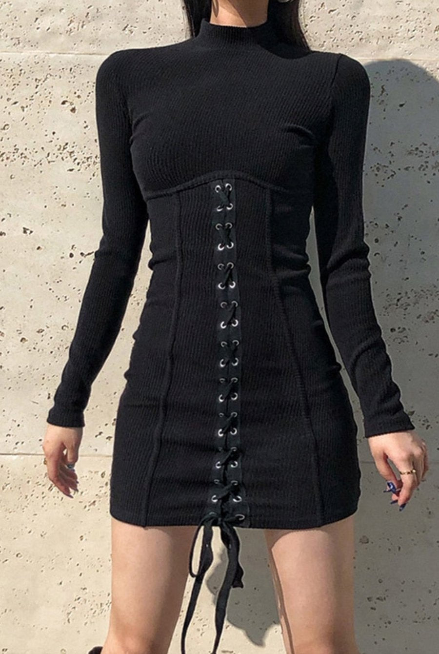 A Day In The Life Mini Dress- Black Fashion Closet Clothing