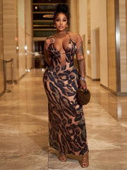 A Leopard Bodycon Dress Fashion Closet Clothing