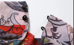 A Print Mesh Jumpsuit Fashion Closet Clothing