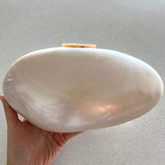 A Shell Acrylic Mini Clutch Bag Fashion Closet Clothing