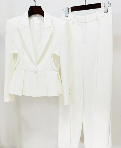 A Sophisticated Blazer & Pants Set Fashion Closet Clothing