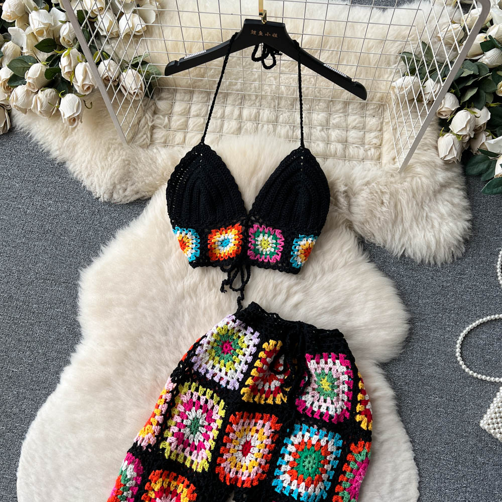 A Vibe Crochet Pants Set Fashion Closet Clothing
