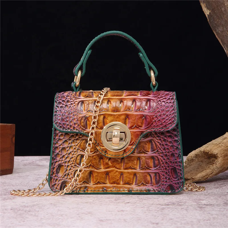 Reptile Vintage Crossbody Bag