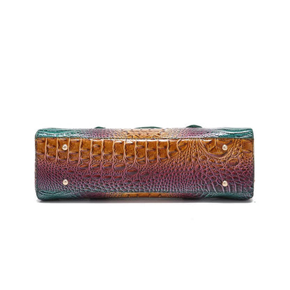 Crocodile Vintage Leather Handbag