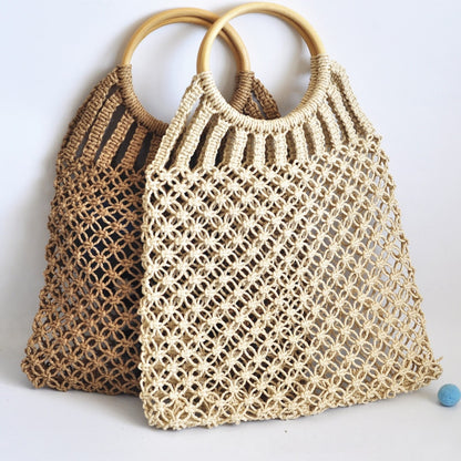 Ring Rattan Handbag
