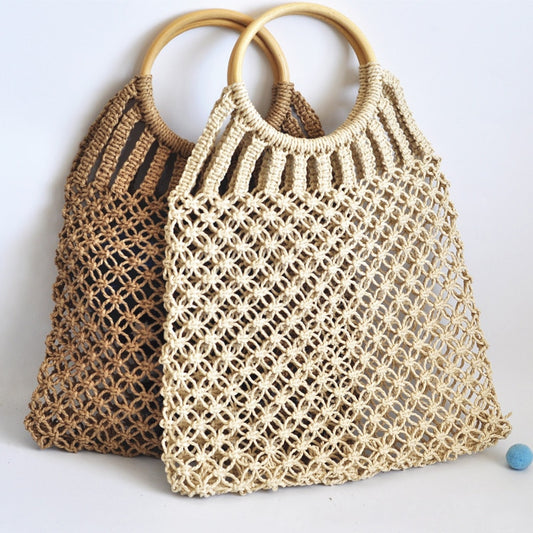 Ring Rattan Handbag