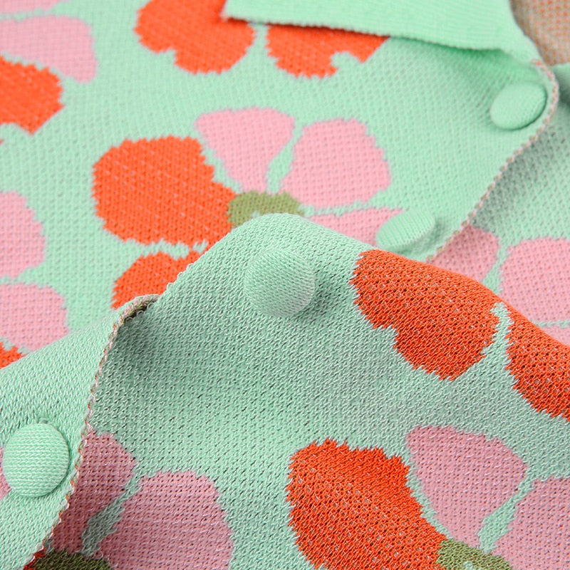 Aesthetic Knit Skirt Set Fashion Closet Clothing