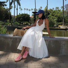 Alaura Backless Dress Fashion Closet Clothing