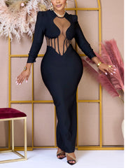 Alexa Bandage Maxi Dress Fashion Closet Clothing