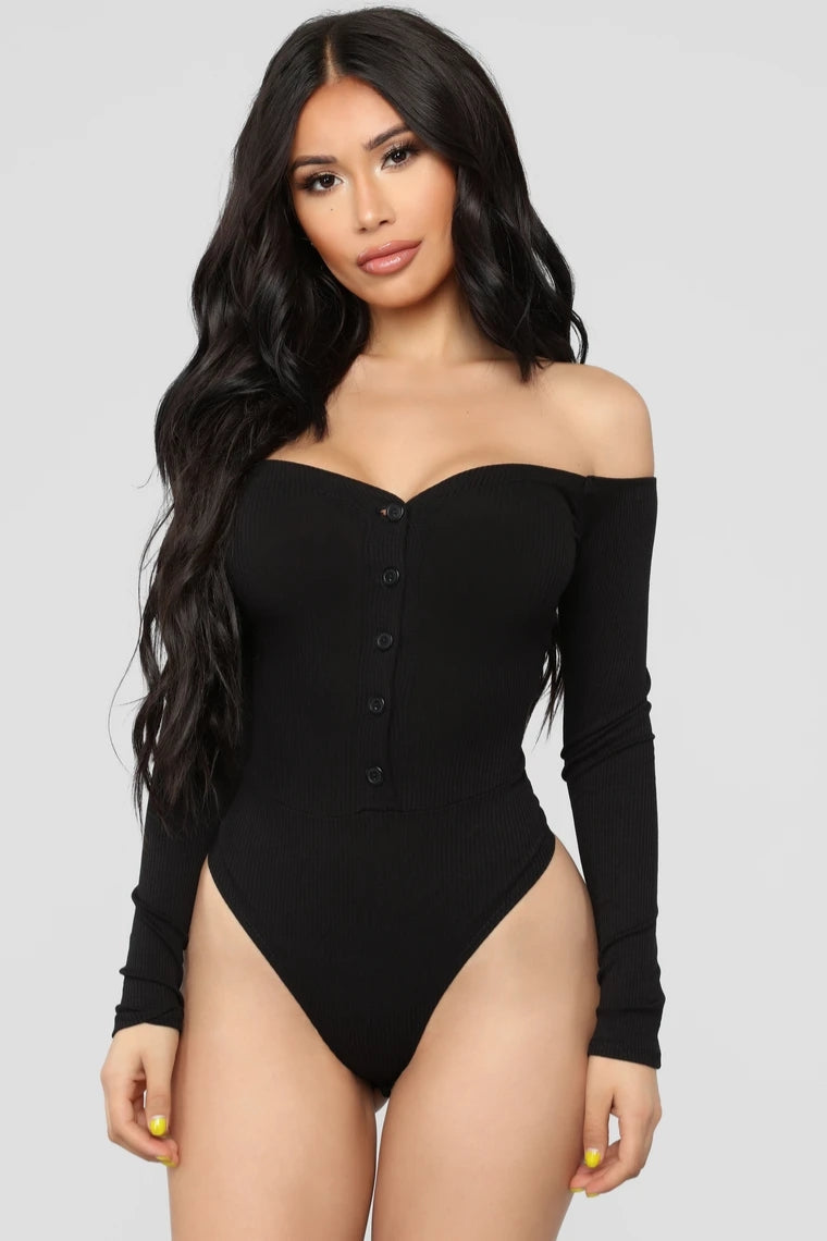 All For You Bodysuit Fashion Closet Clothing