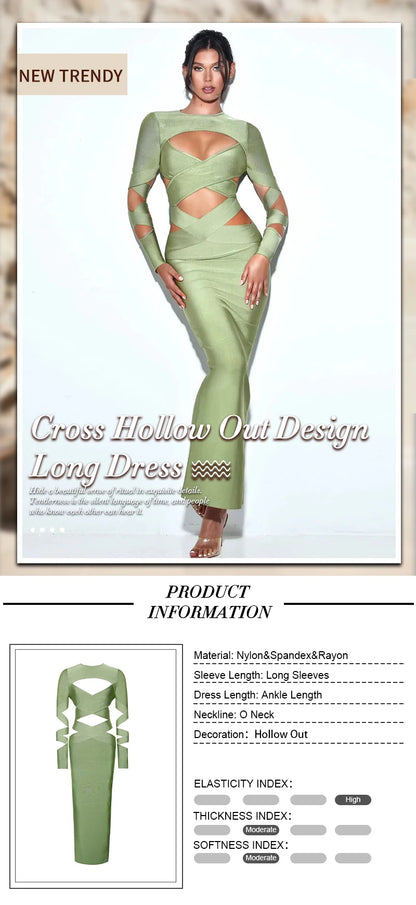 Amiri Bandage Dress Fashion Closet Clothing