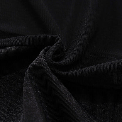 Ana Black Mesh Jumpsuit Fashion Closet Clothing