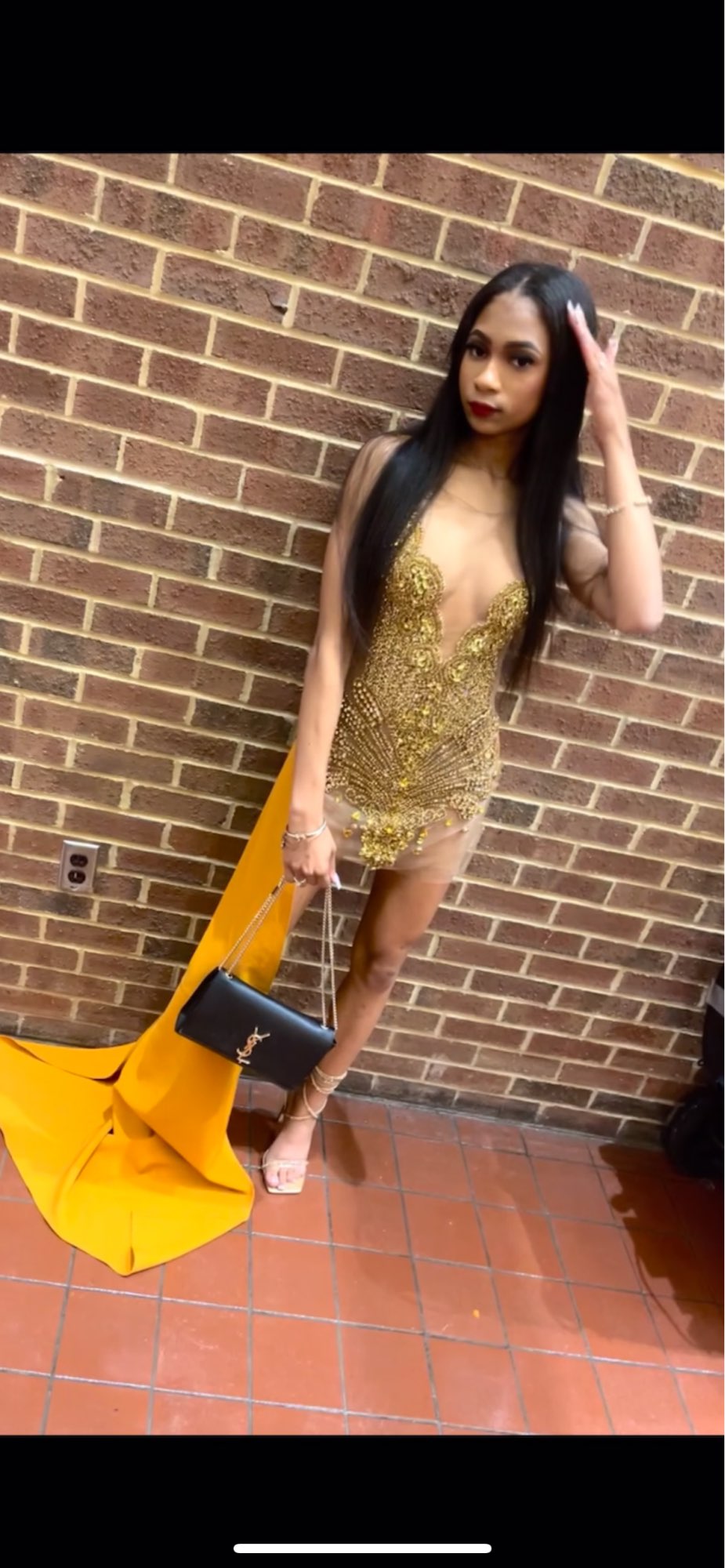 Angel Luxury Sheer Mesh Sparkly Dress Fashion Closet Clothing