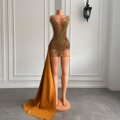 Angel Luxury Sheer Mesh Sparkly Dress Fashion Closet Clothing