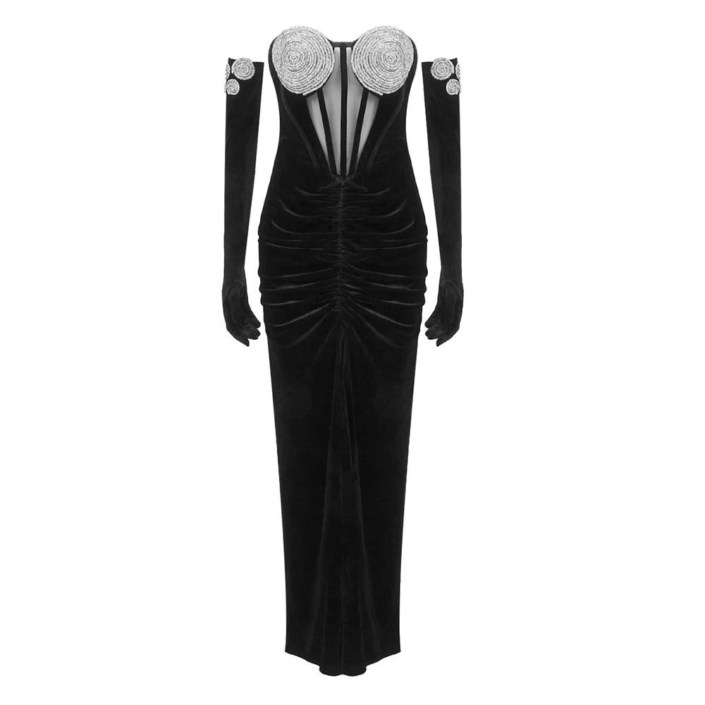 aviana maxi dress Ramy Brook Aviana Lace Cover-Up Maxi Dress Black Stealing Underwear