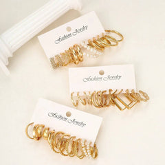 Baddie Earrings Set Fashion Closet Clothing