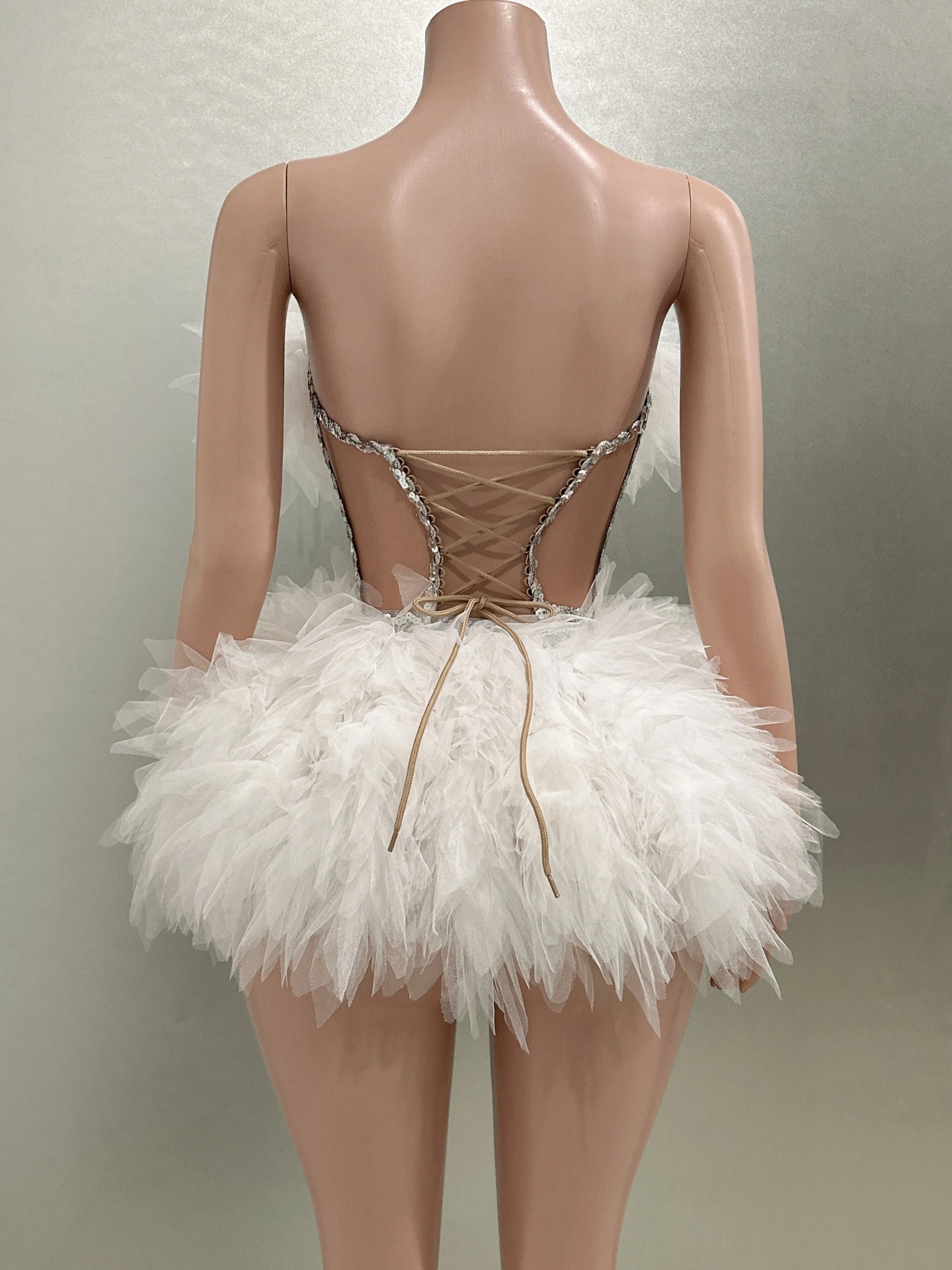 Ball Gown Mini Dress Fashion Closet Clothing