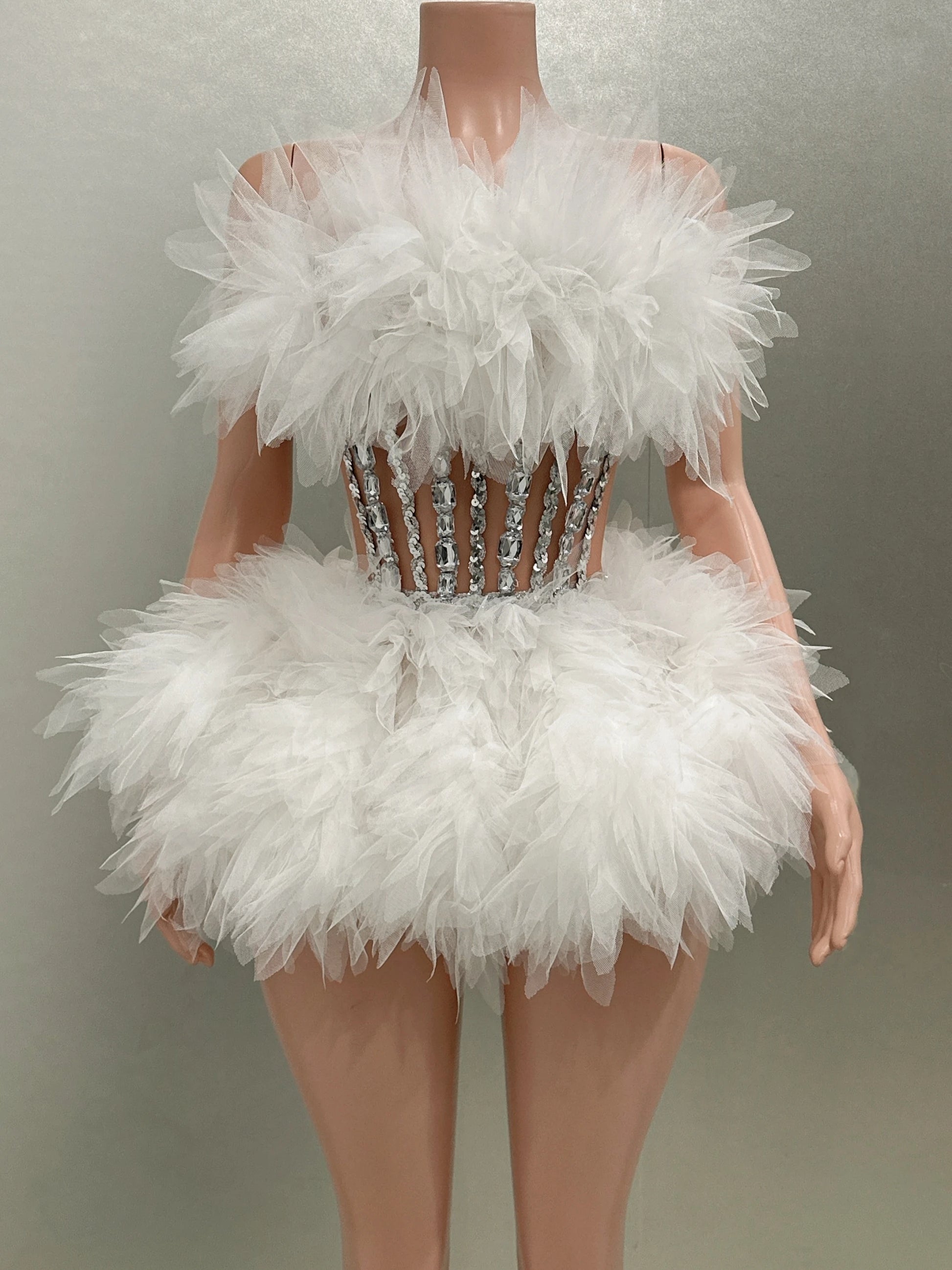 Ball Gown Mini Dress Fashion Closet Clothing