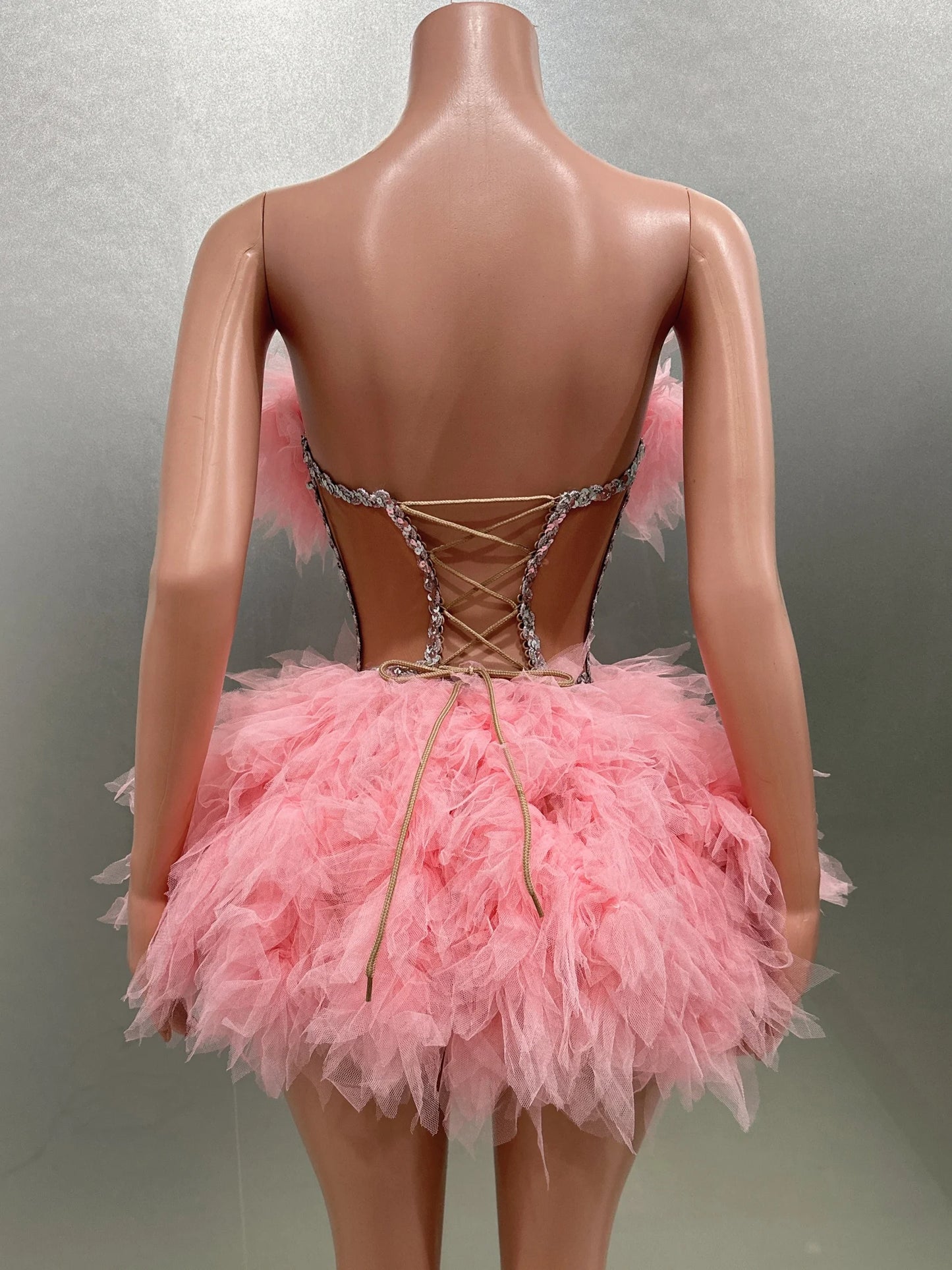 Ball Gown Mini Dress Fashion Closet Clothing
