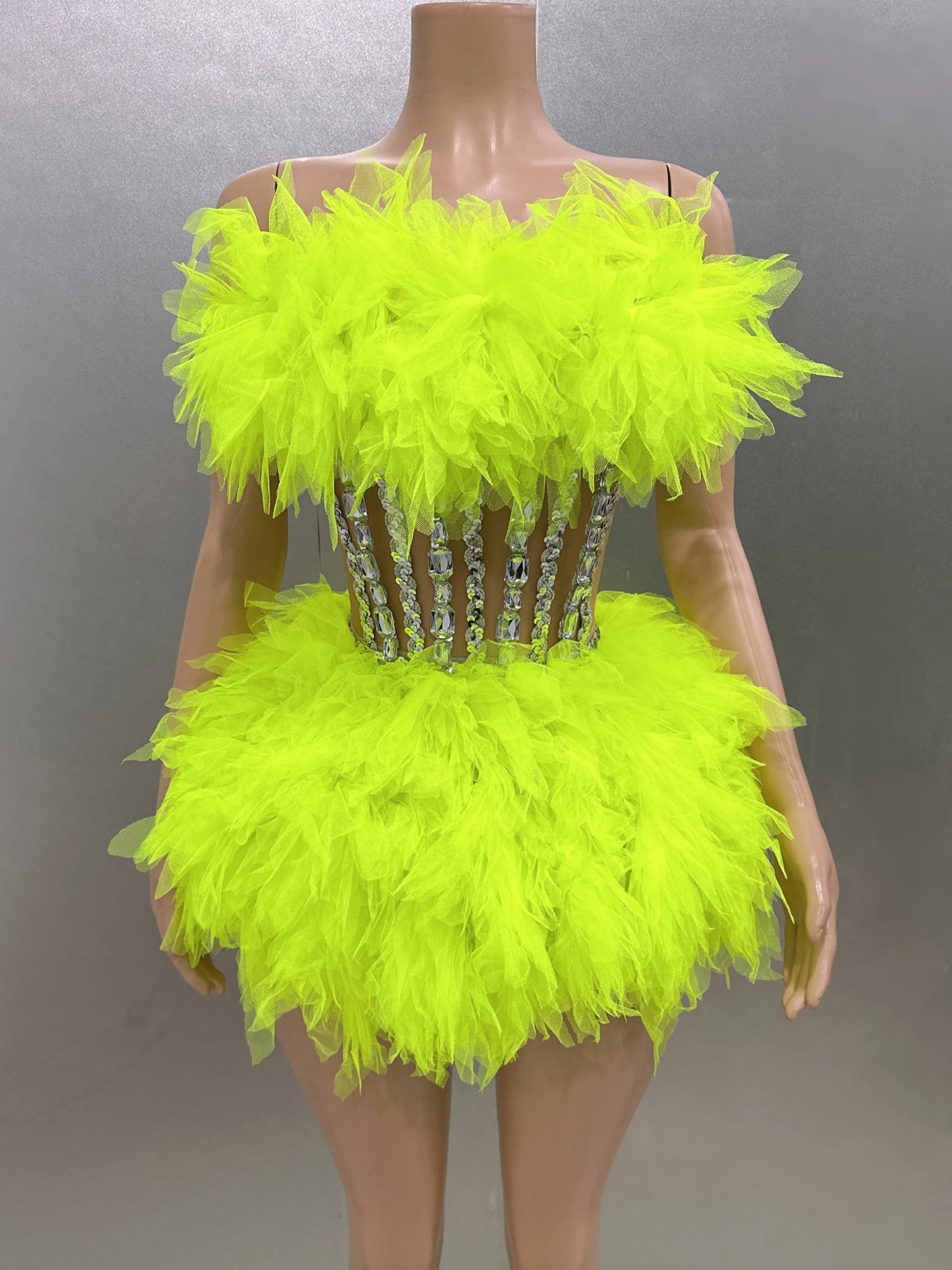 Ball Gown Mini Dress Fashion Closet Clothing