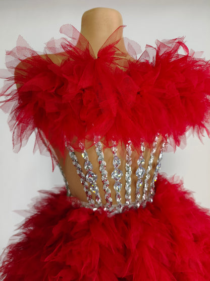 Ball Gown Mini Dress Fashion Closet Clothing