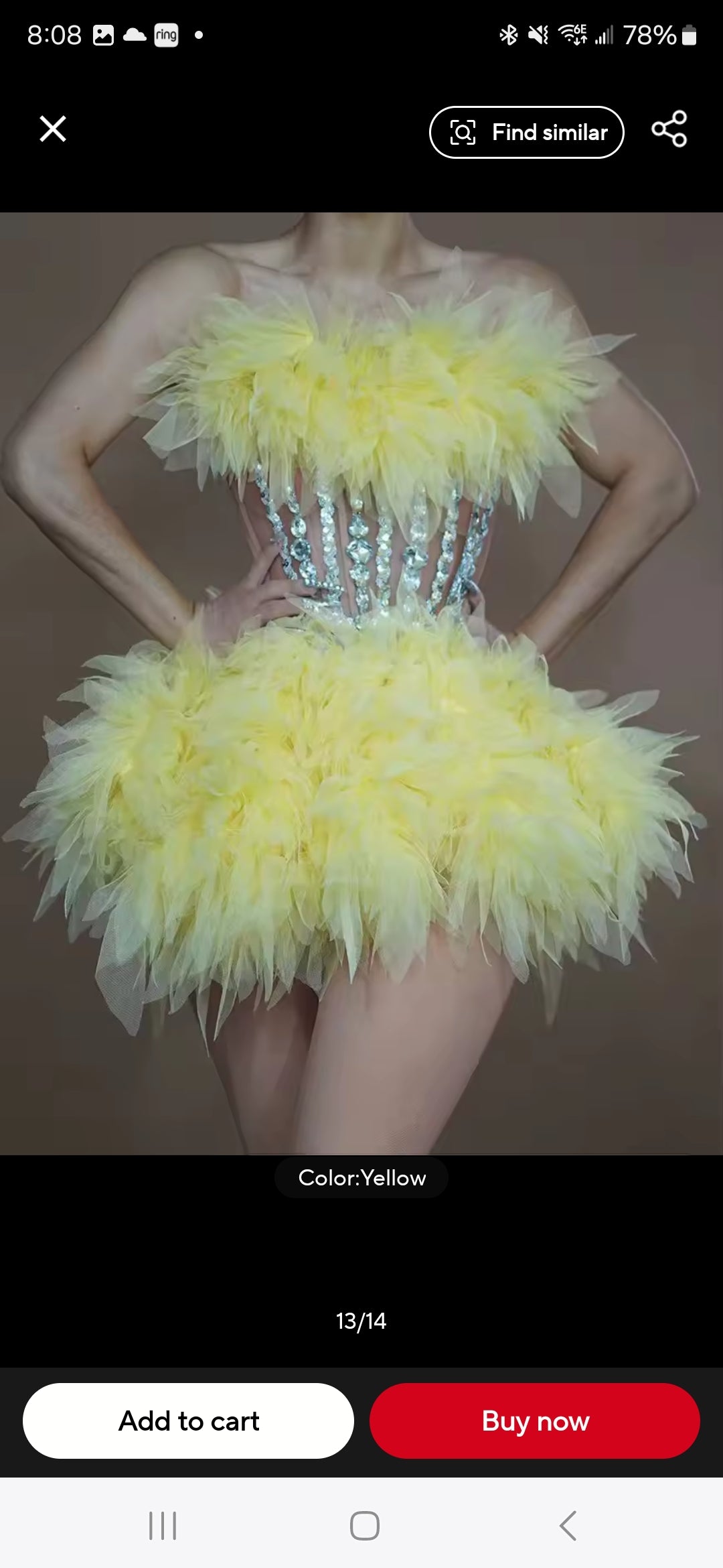 Ball Gown Mini Dress Fashion Closet Clothing