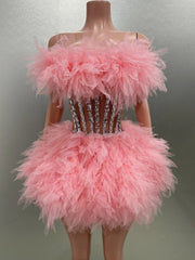 Ball Gown Mini Dress Fashion Closet Clothing