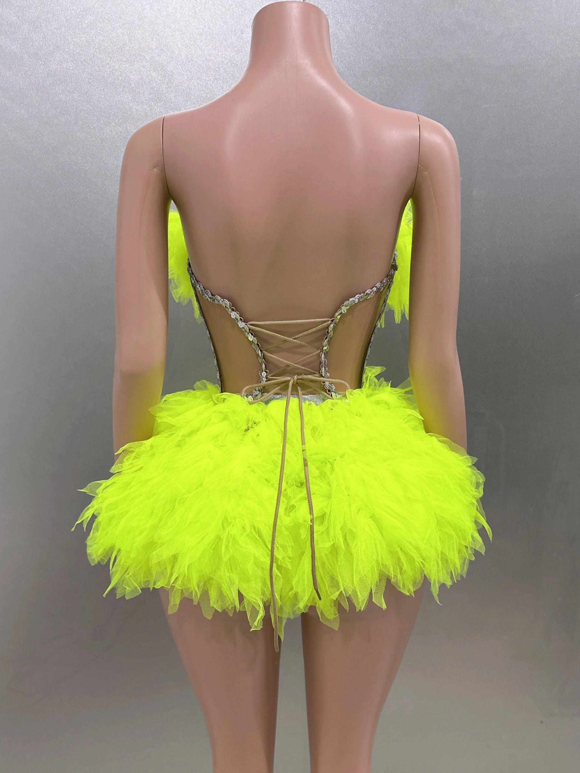 Ball Gown Mini Dress Fashion Closet Clothing