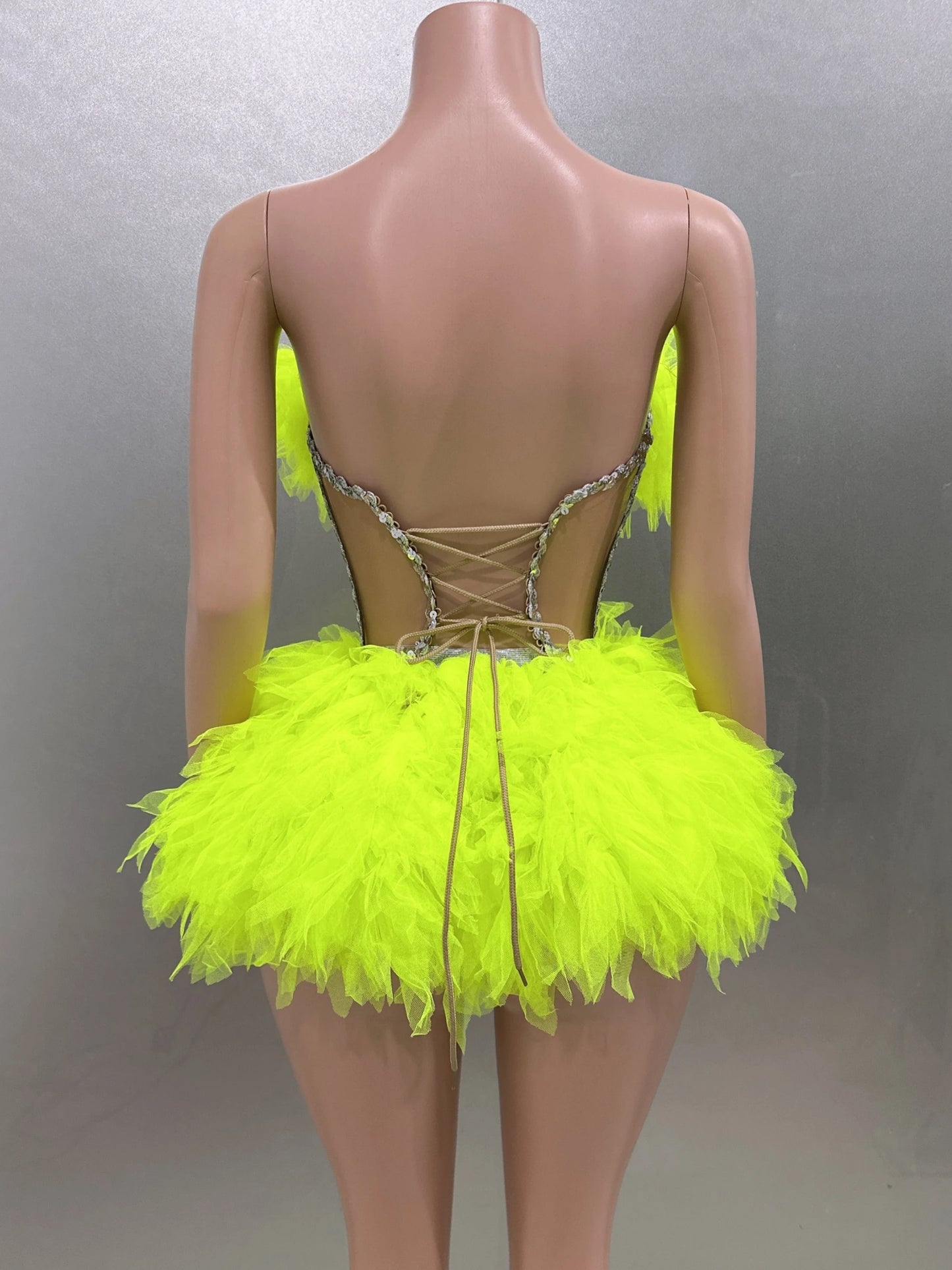 Ball Gown Mini Dress Fashion Closet Clothing