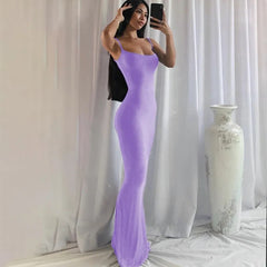 Bawdy Hugger Maxi Dress Fashion Closet Clothing