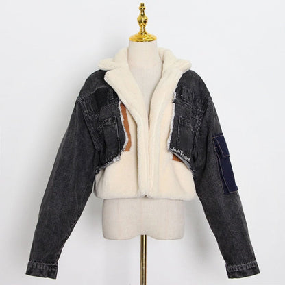 Belle Denim Coat Jacket Fashion Closet Clothing