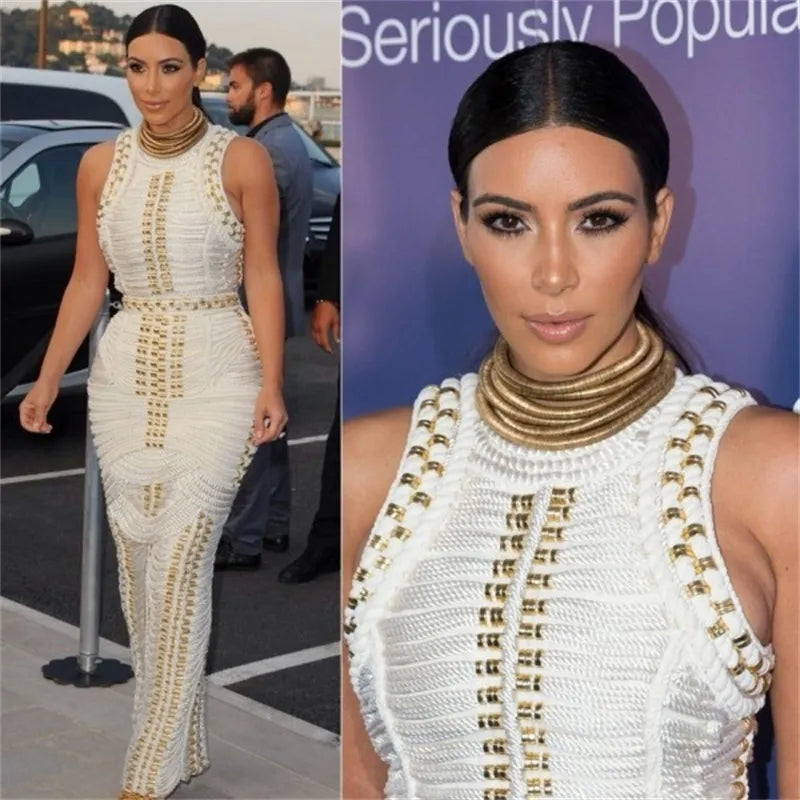 Berlie Luxury Bandage Dress Fashion Closet Clothing