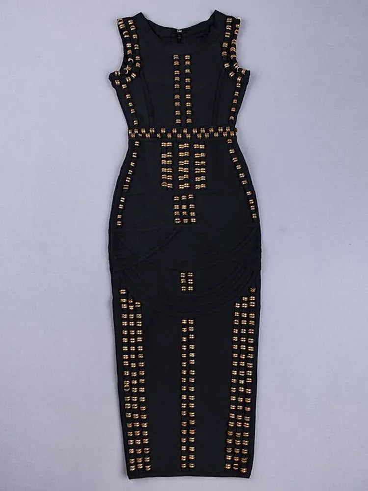 Berlie Luxury Bandage Dress Fashion Closet Clothing