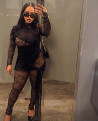 Bianca Mesh Jumpsuit Fashion Closet Clothing